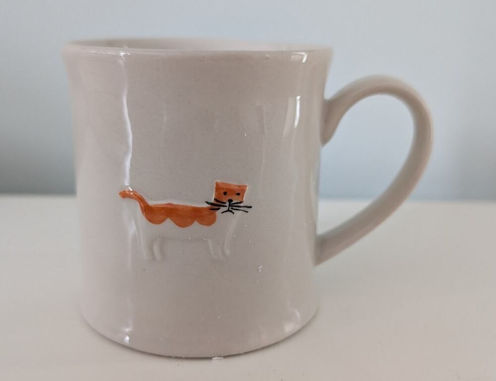 Natural Life Cat Stoneware Mug NEW!